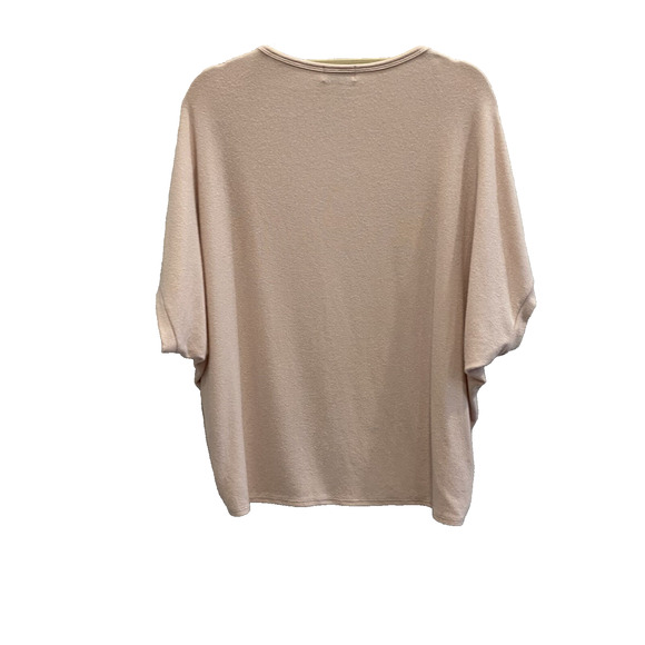 Michael Stars Shirt Womens Size Small Casual Pink Oversized Relaxed Basic Blouse - Picture 2 of 10